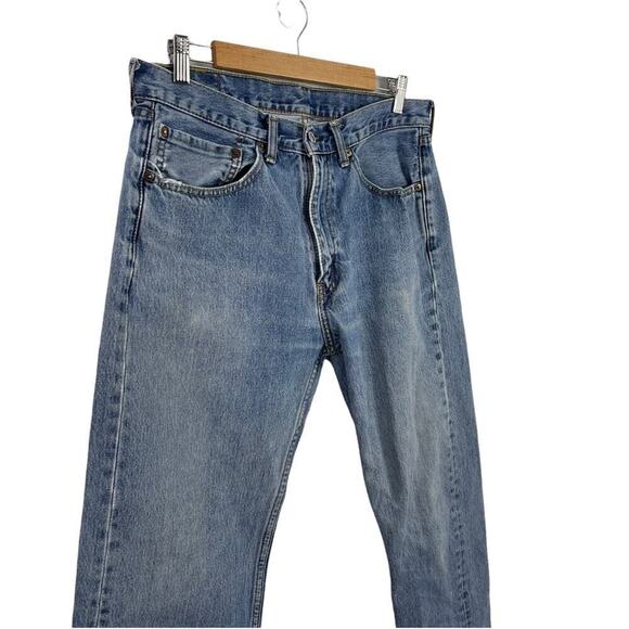 LEVI'S MEN'S  505 REGULAR FIT STONEWASH RIGID JEANS  505-4891 SIZE W 34 L 34 - Picture 3 of 14